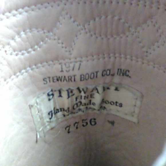 1977 Stewart fine handmade boots - Picture 7 of 16